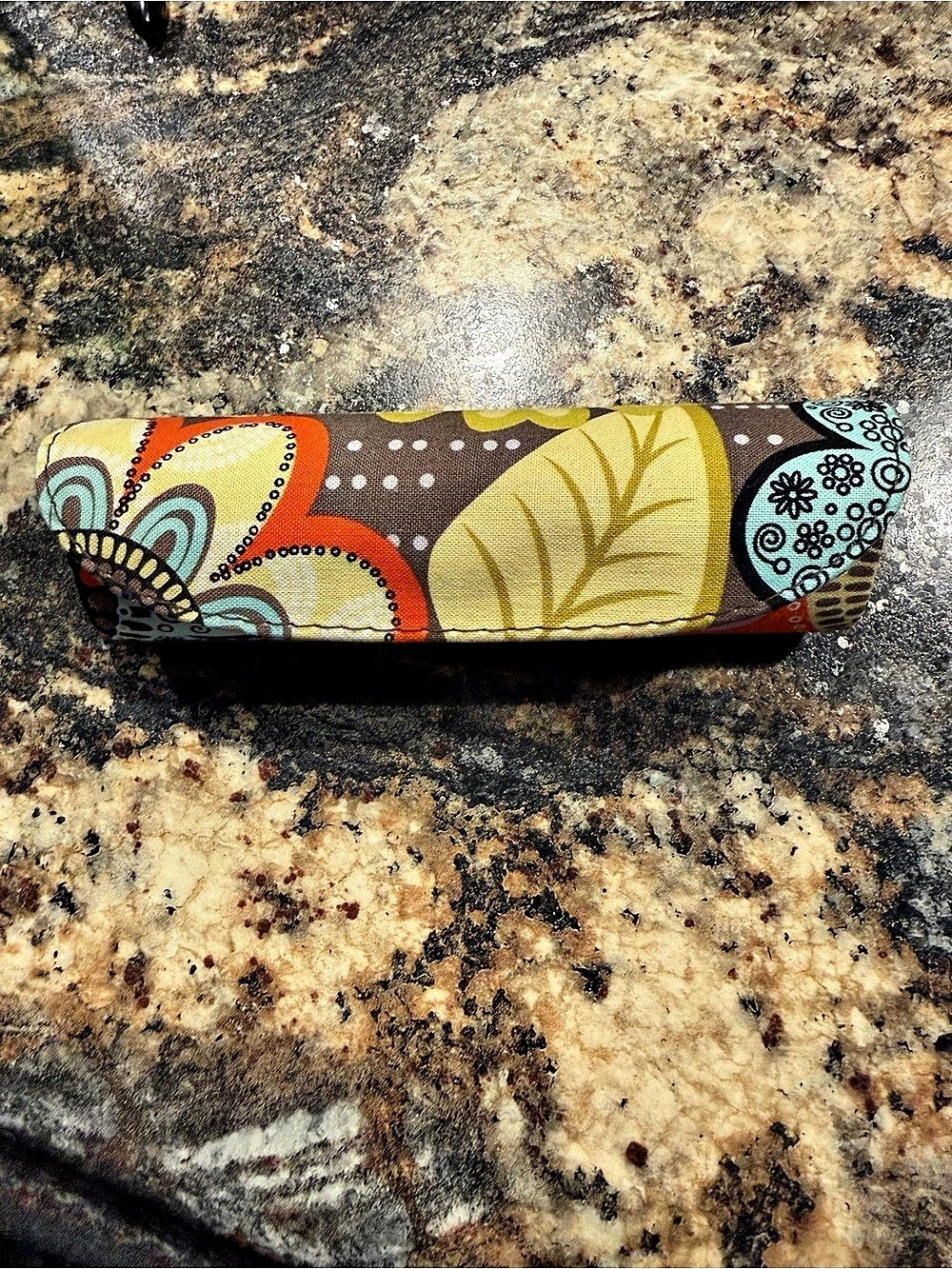 Vera Bradley Floral Makeup Brush or glasses case